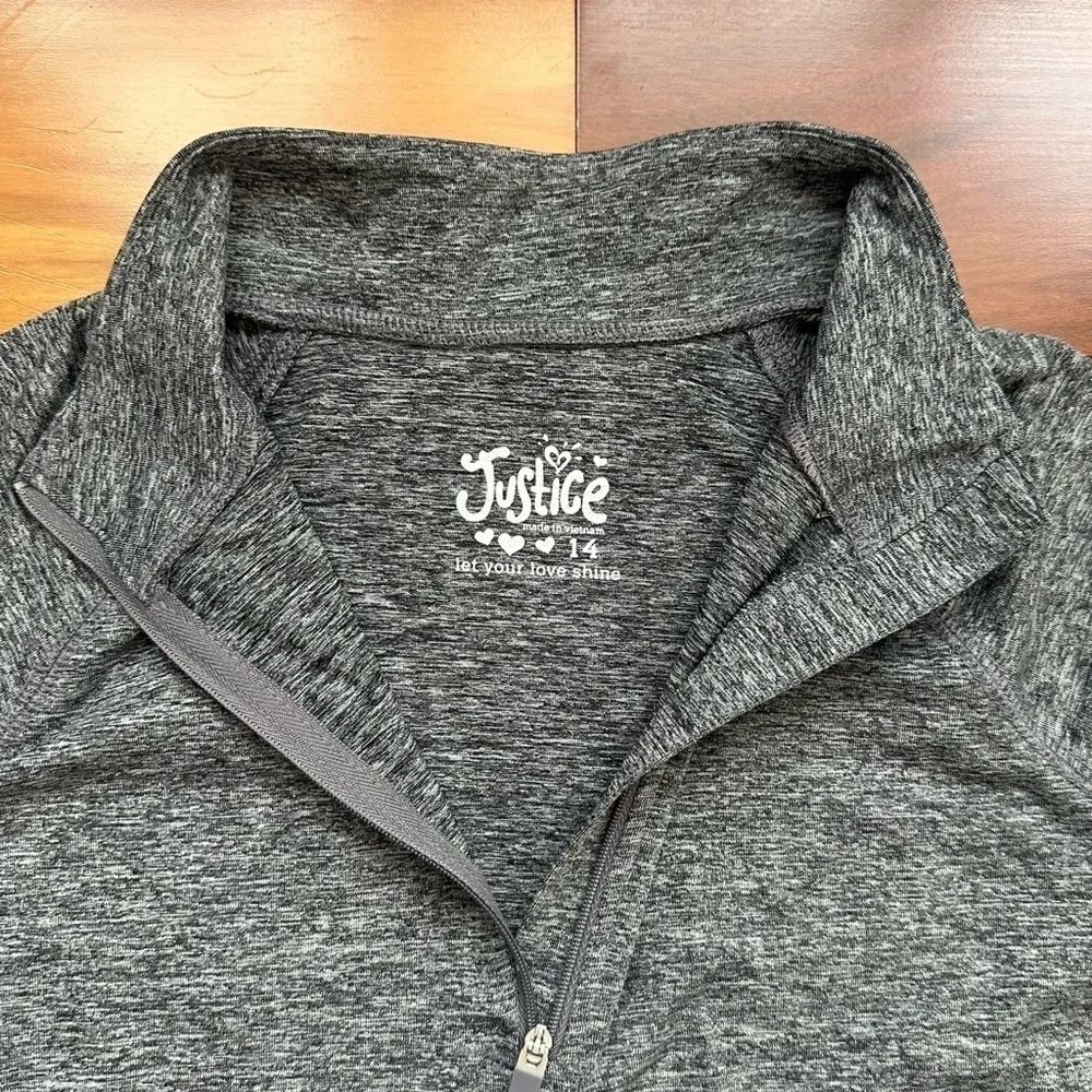 Justice 1/4 Zip-Up Shirt